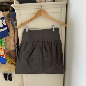 Kensie Girl Vintage 100% Silk Gray Skirt